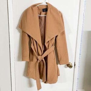Love Tree Women Coat in Tan Brown